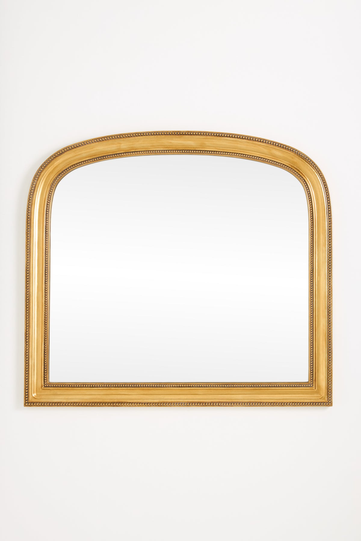 Edda Beaded Arched Mantel Mirror, 45 in in Bronze, product view 2