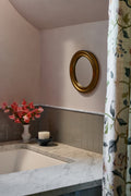 Edda Beaded Round Gallery Wall Mirror, 10 in in Bronze, product view 1
