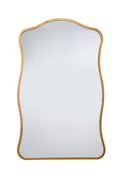 Embla Curvy Wall Mirror, Antique Brass Finish in Antiqued Brass, product view 1