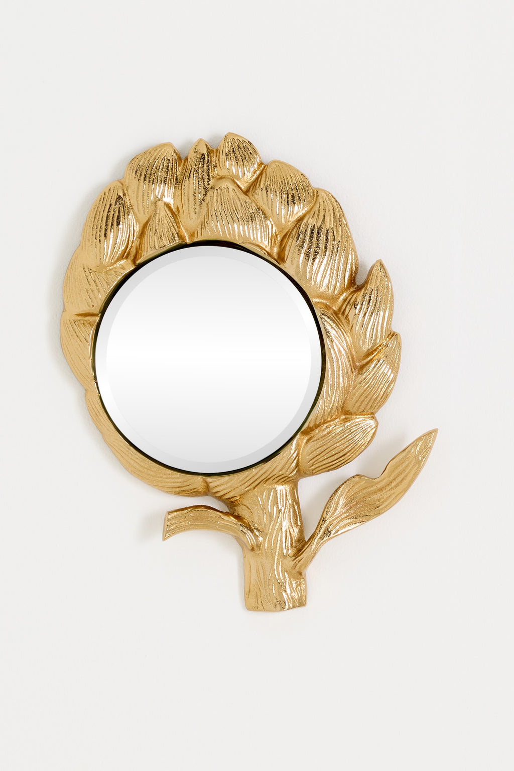 Akur Artichoke Petite Wall Mirror, Brass Finish, product view 2