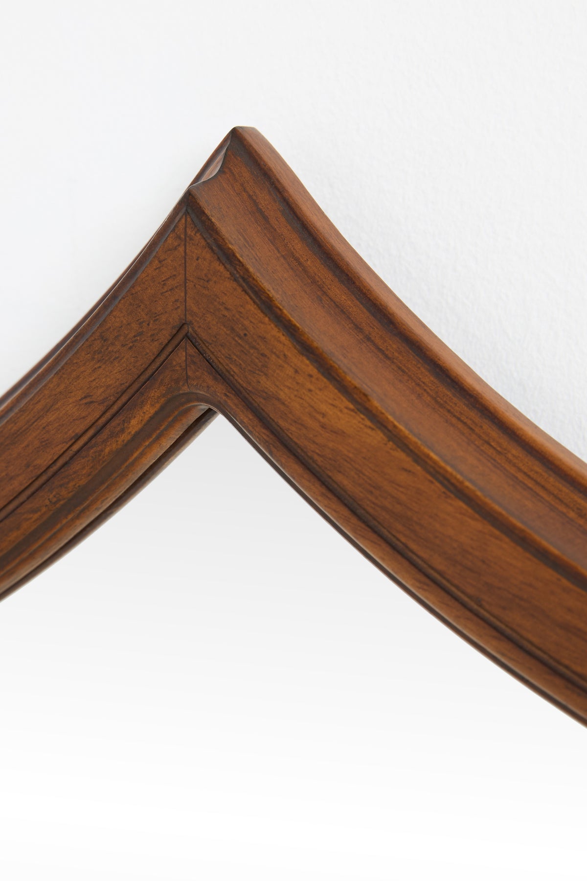 Ragnar Mahogany Shield Wall Mirror, Peaked Top in 020 Brown, product view 2
